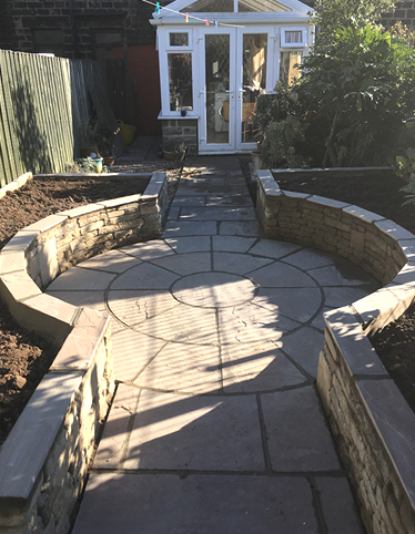Patio in millhouse green penistone
