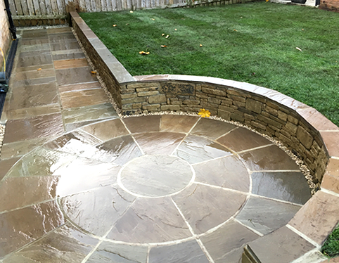 tiered garden and turfing barnsley