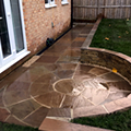 Garden tiering with retaining wall penistone