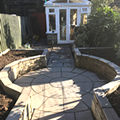 Raised beds and patio circle penistone